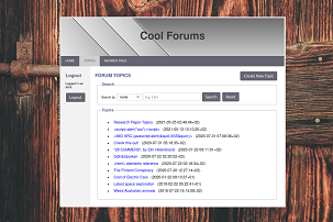 Topics page