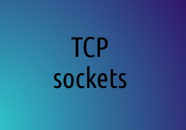 TCP client-server